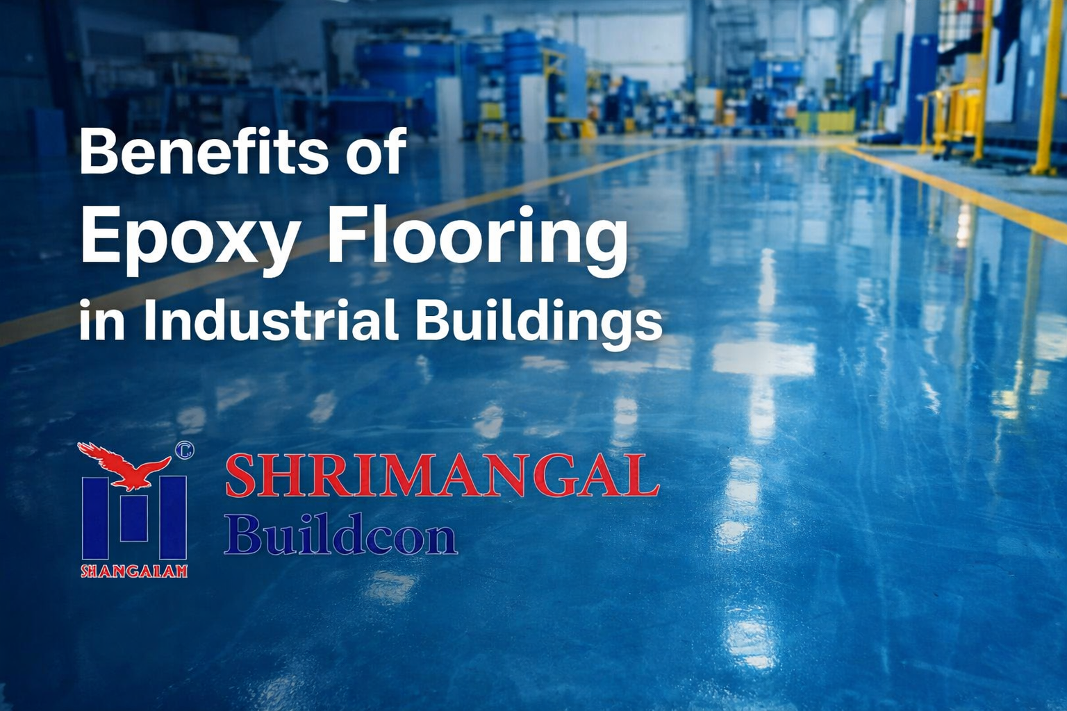 industrial epoxy flooring in factory warehouse flooring system